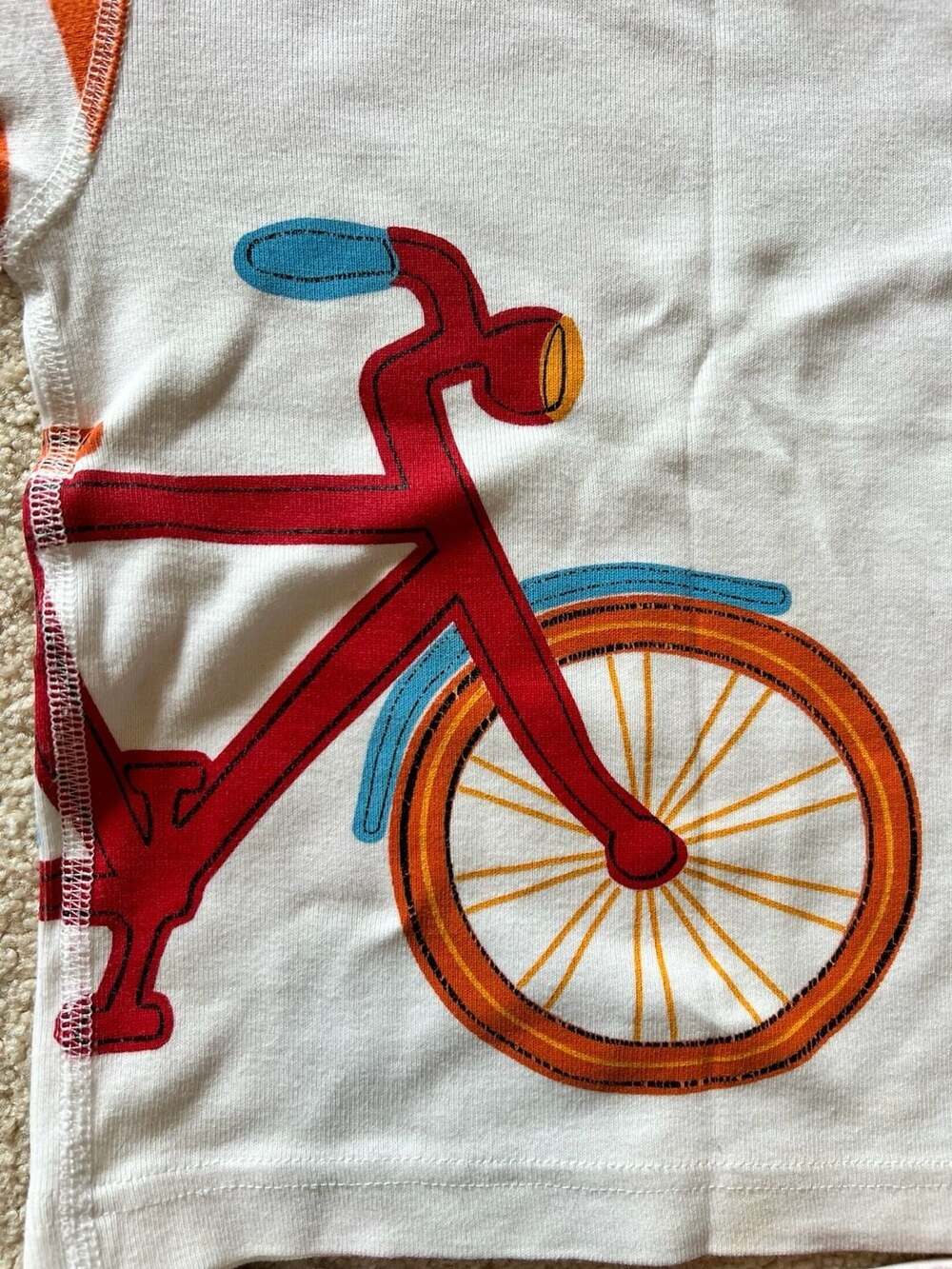 Hanna Andersson Bicycle Short Pajama Set Size 100 - Picture 5 of 6